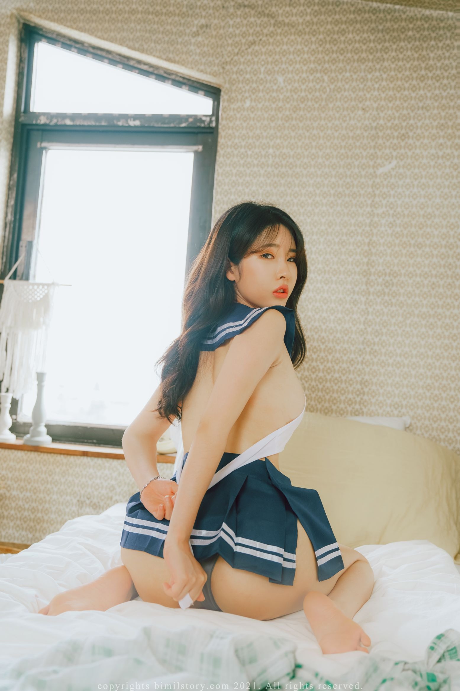 [Bimilstory] Hanna - Vol.12 Sera costume Hanna - In the rooftop room(17)