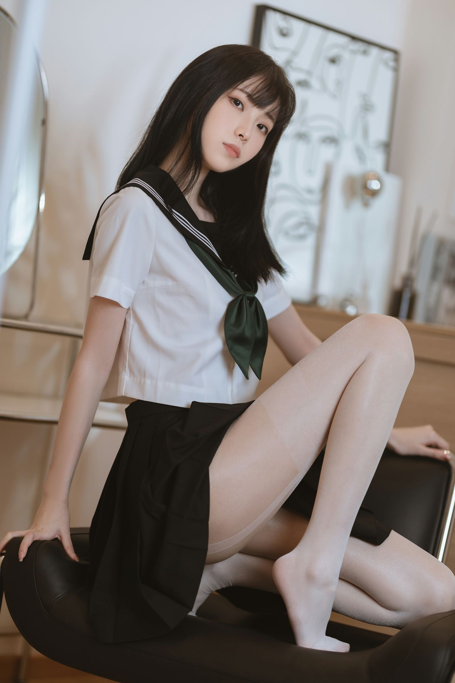 许岚LAN 白丝水手服(26)