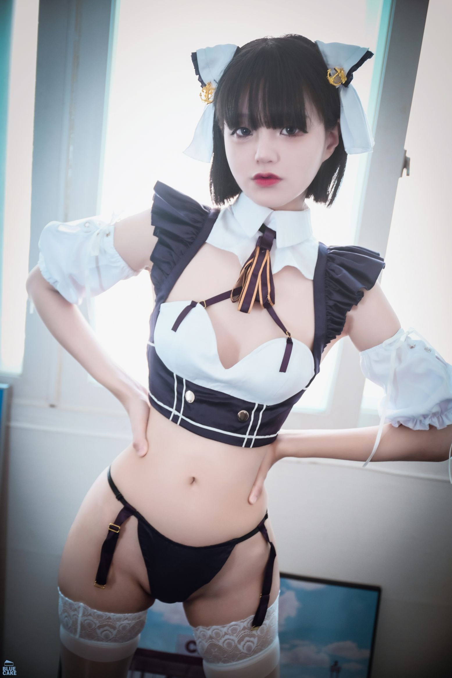 Bluecake -Jenny Maid Cosplay(57)