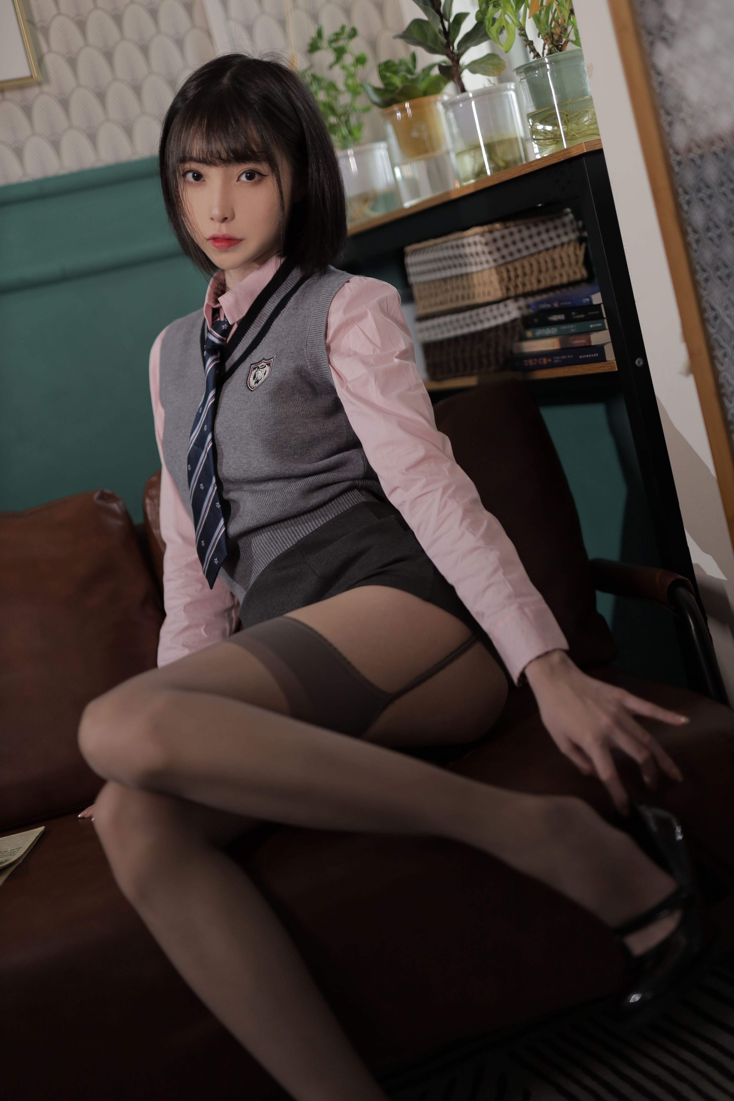 许岚 韩系制服（4月18打赏群资源）(16)