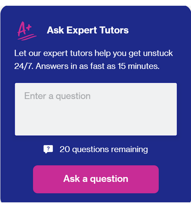 CourseHero ask a tutor可提问问题的账户 有需要的小伙伴可以联系