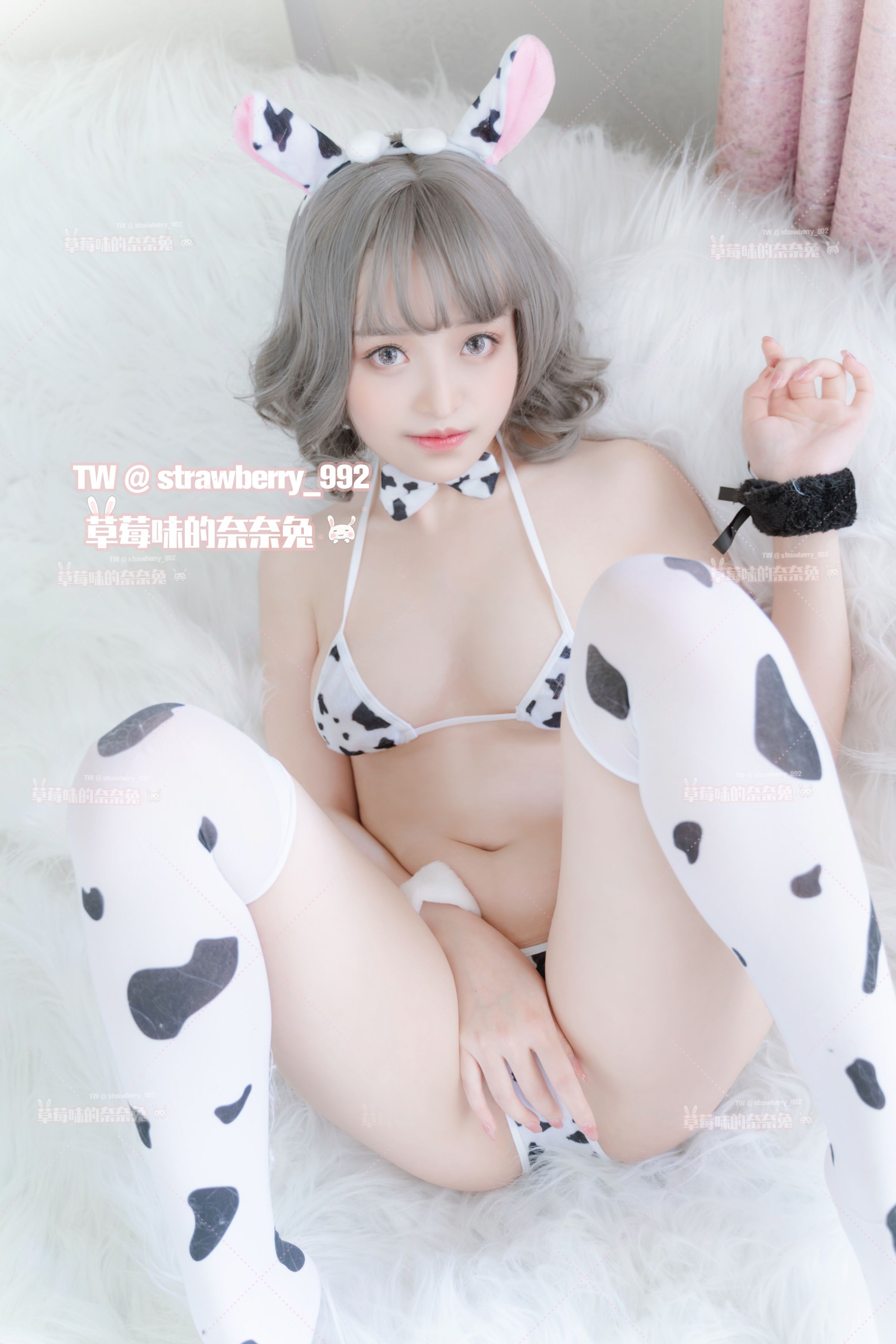 草莓味的奈奈兔 - 奶牛 [34P+3V](5)