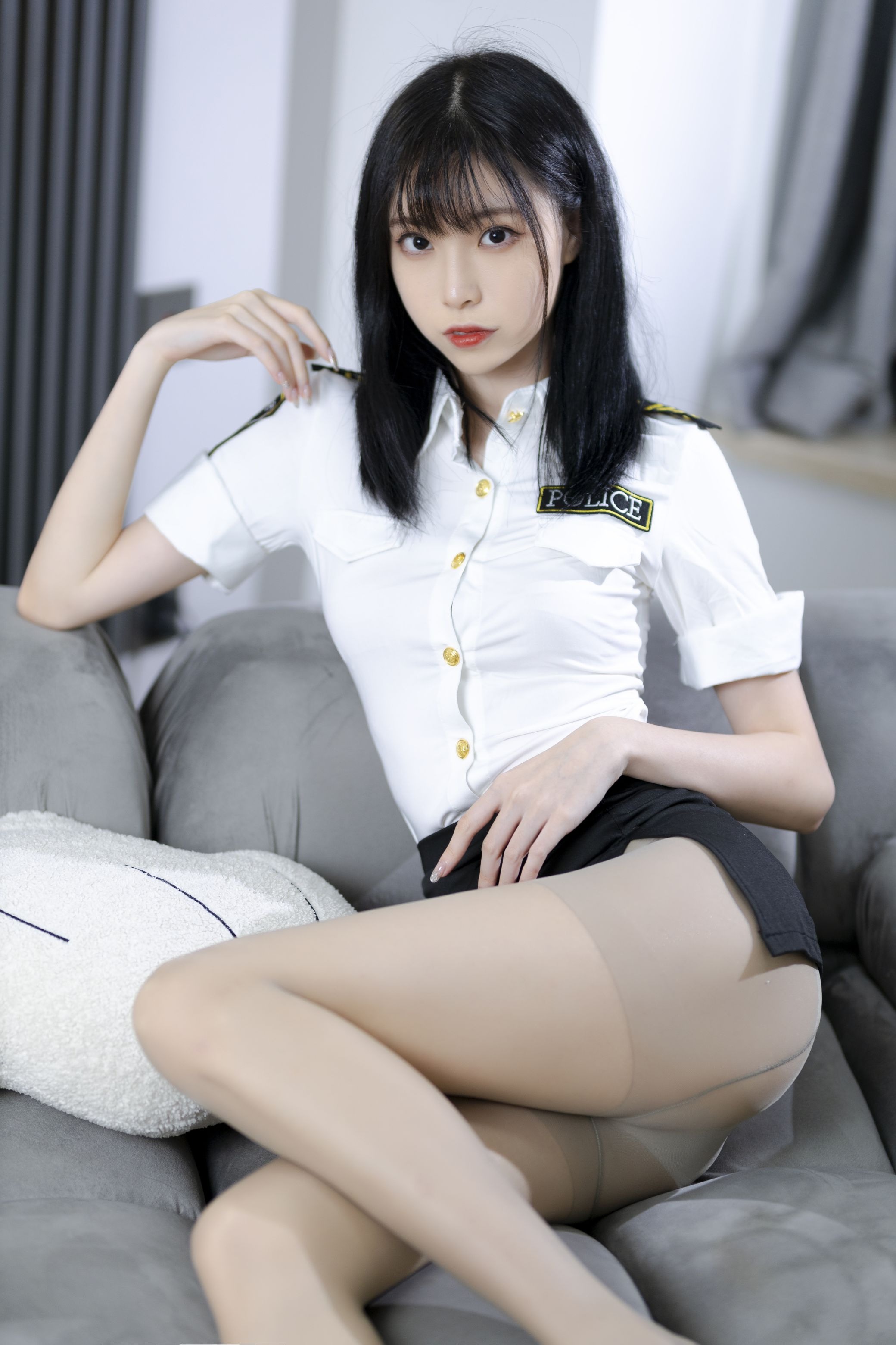 许岚LAN 灰丝制服 [40P-516MB](3)