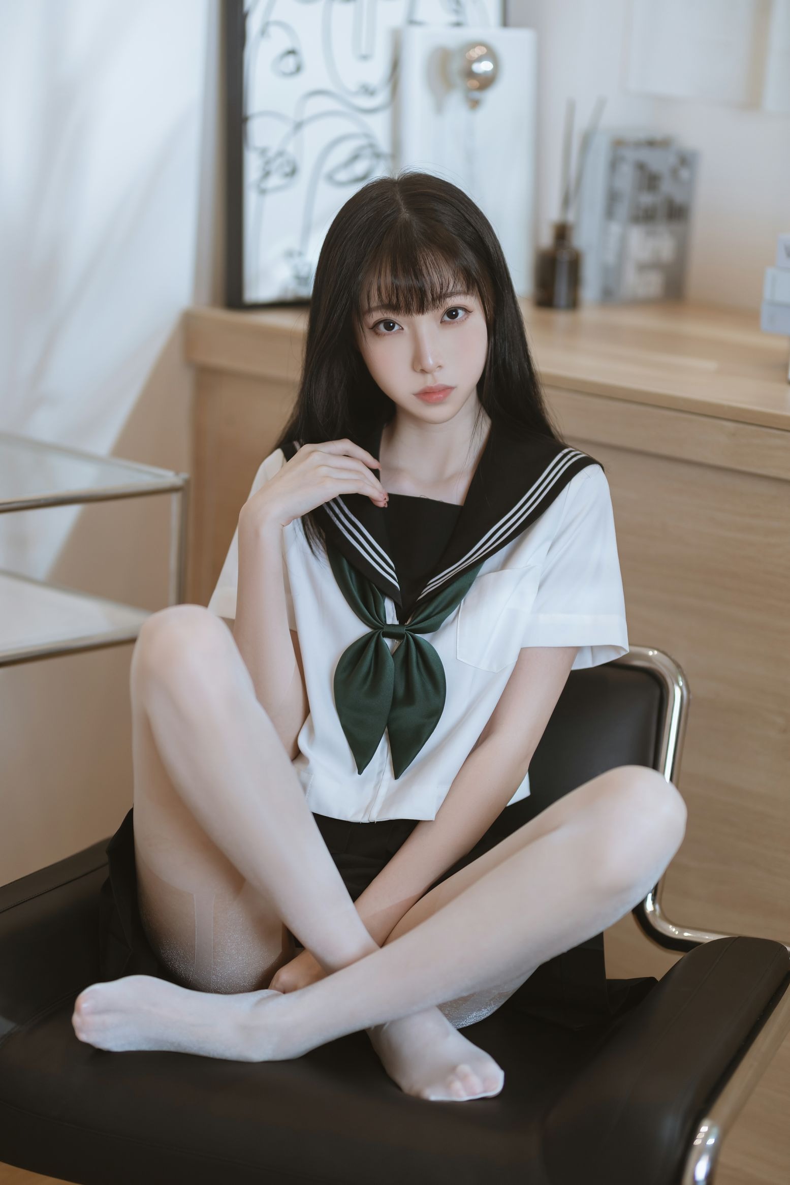 许岚LAN 白丝水手服(29)