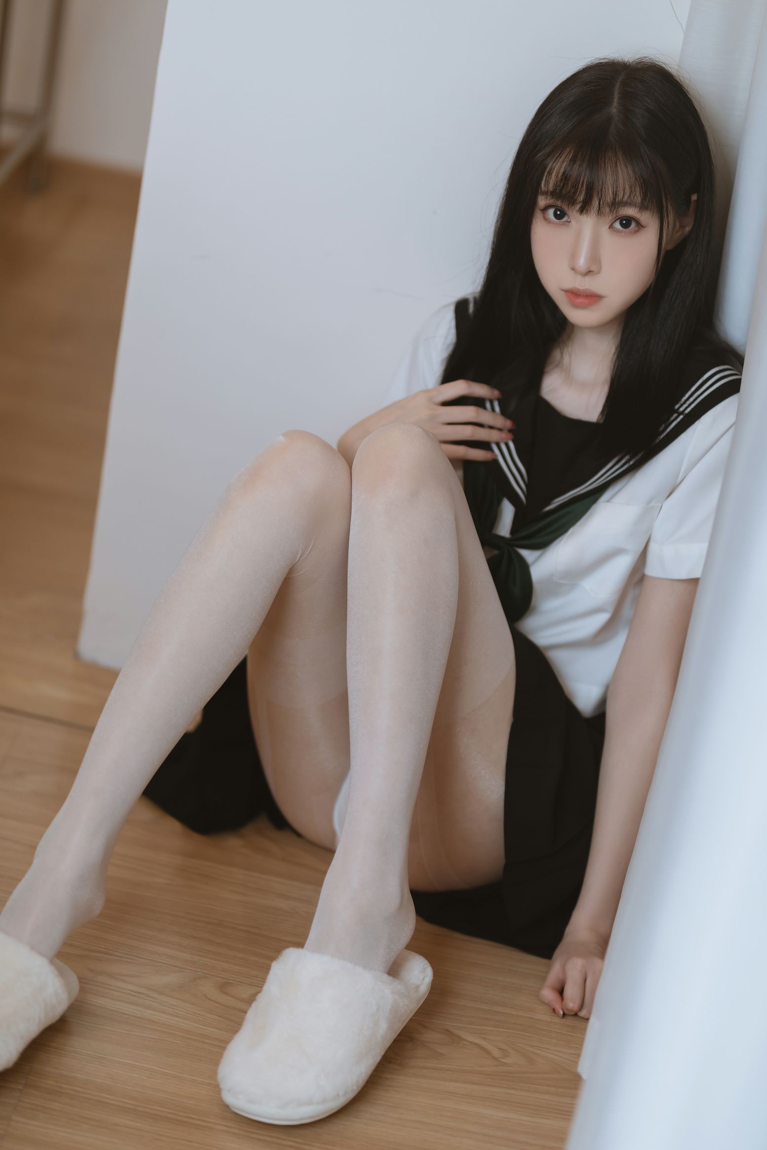 许岚LAN 白丝水手服(20)