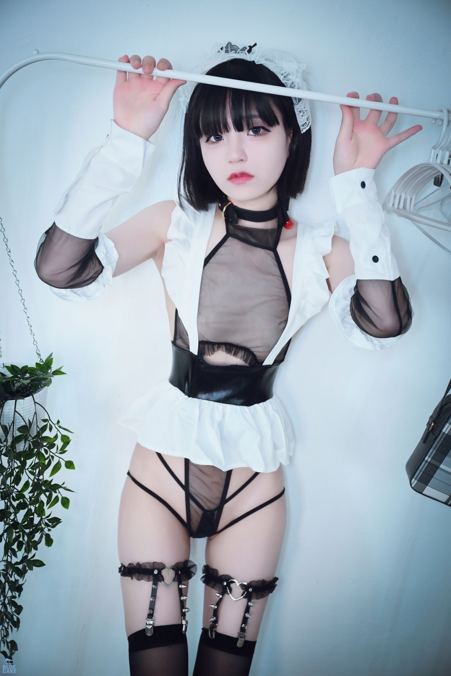 Bluecake -Jenny Maid Cosplay(65)