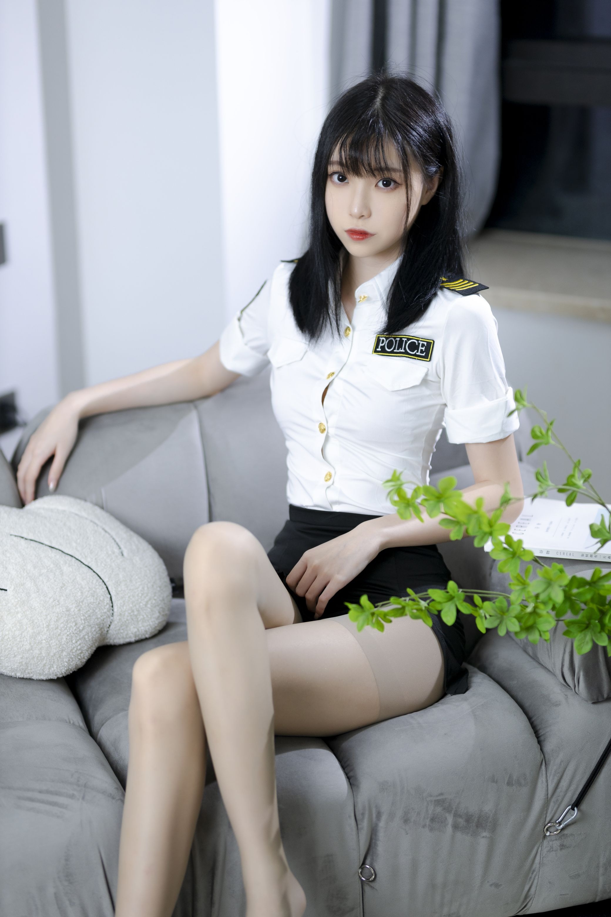 许岚LAN 灰丝制服 [40P-516MB](2)