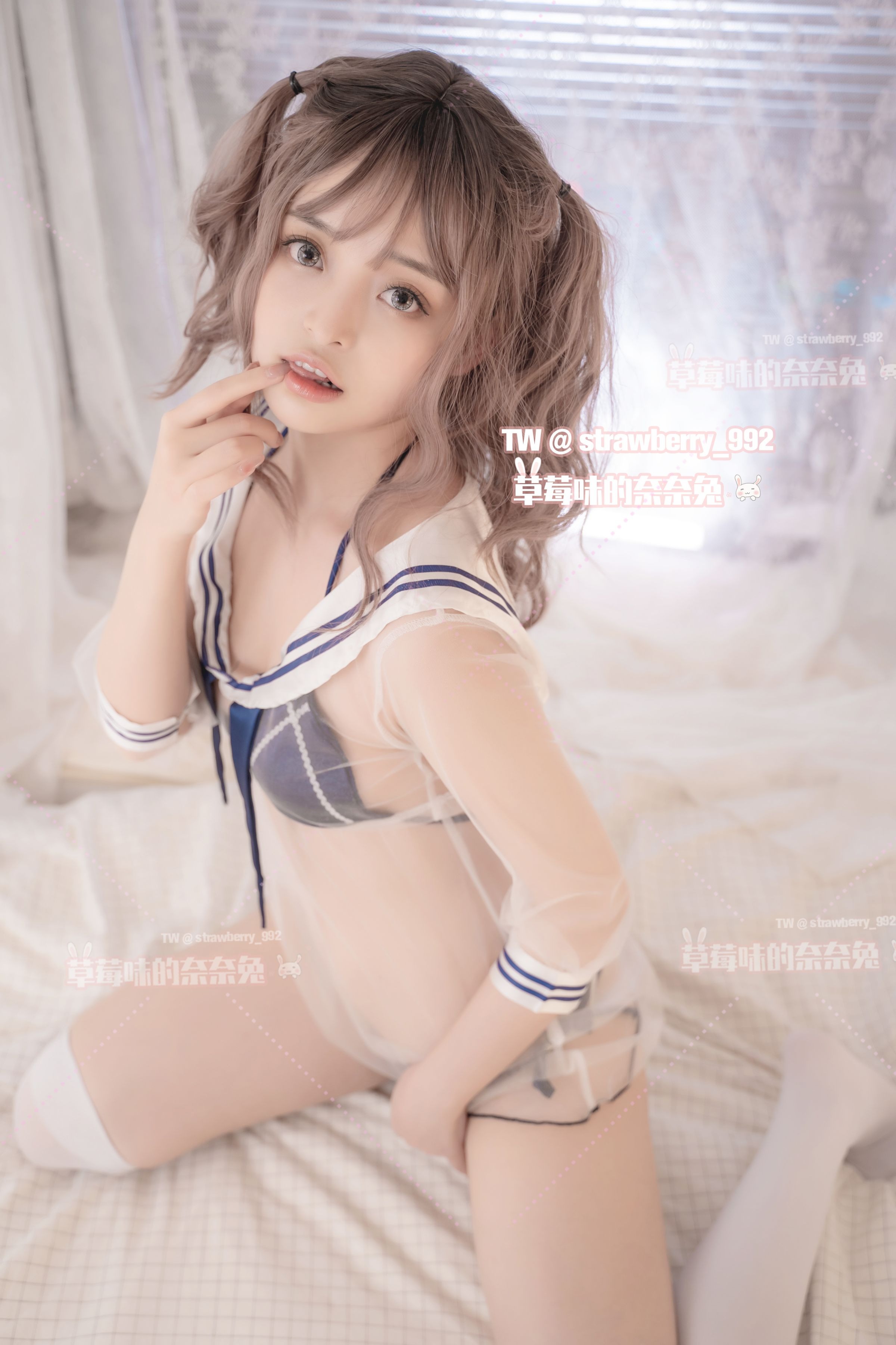 草莓味的奈奈兔 - 水手服 [32P+4V](28)