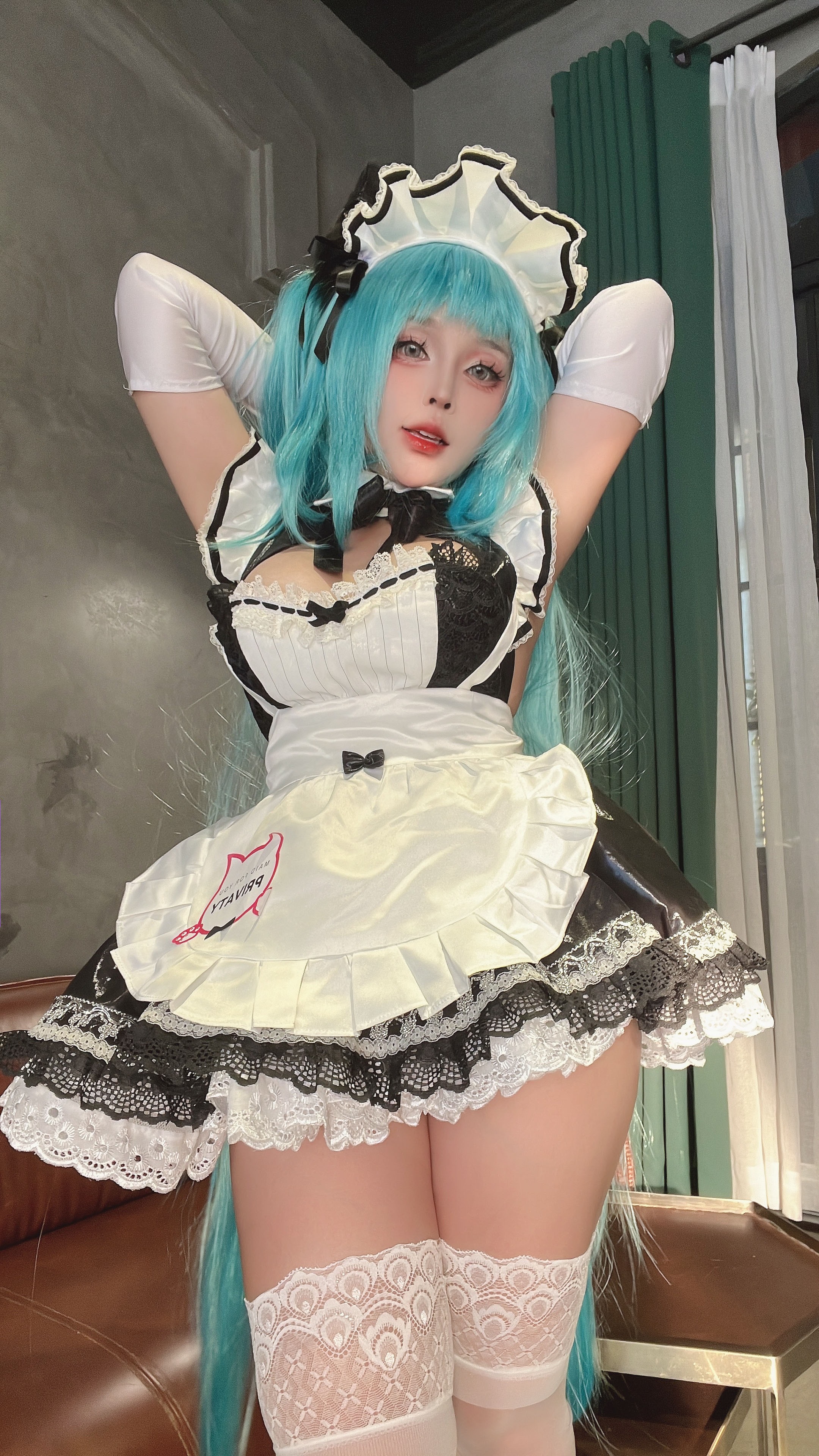 Sayo Momo Privaty Unkind Maid (NIKKE)(42)