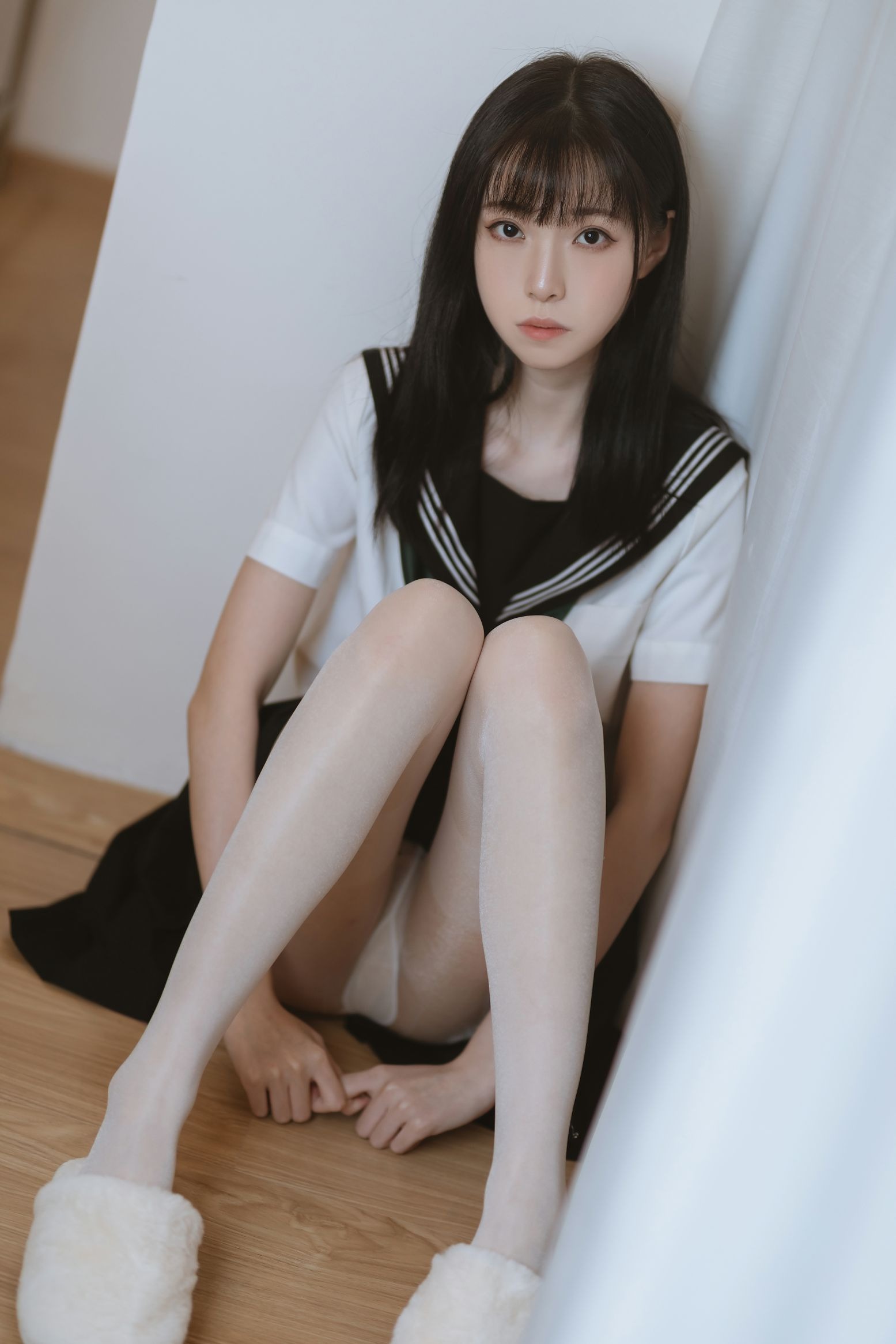 许岚LAN 白丝水手服(21)