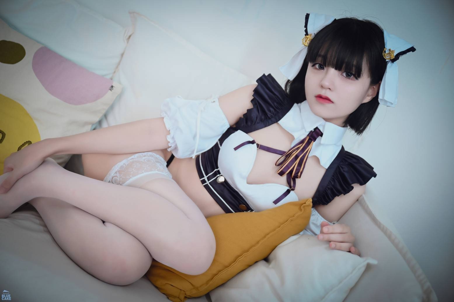 Bluecake -Jenny Maid Cosplay(19)