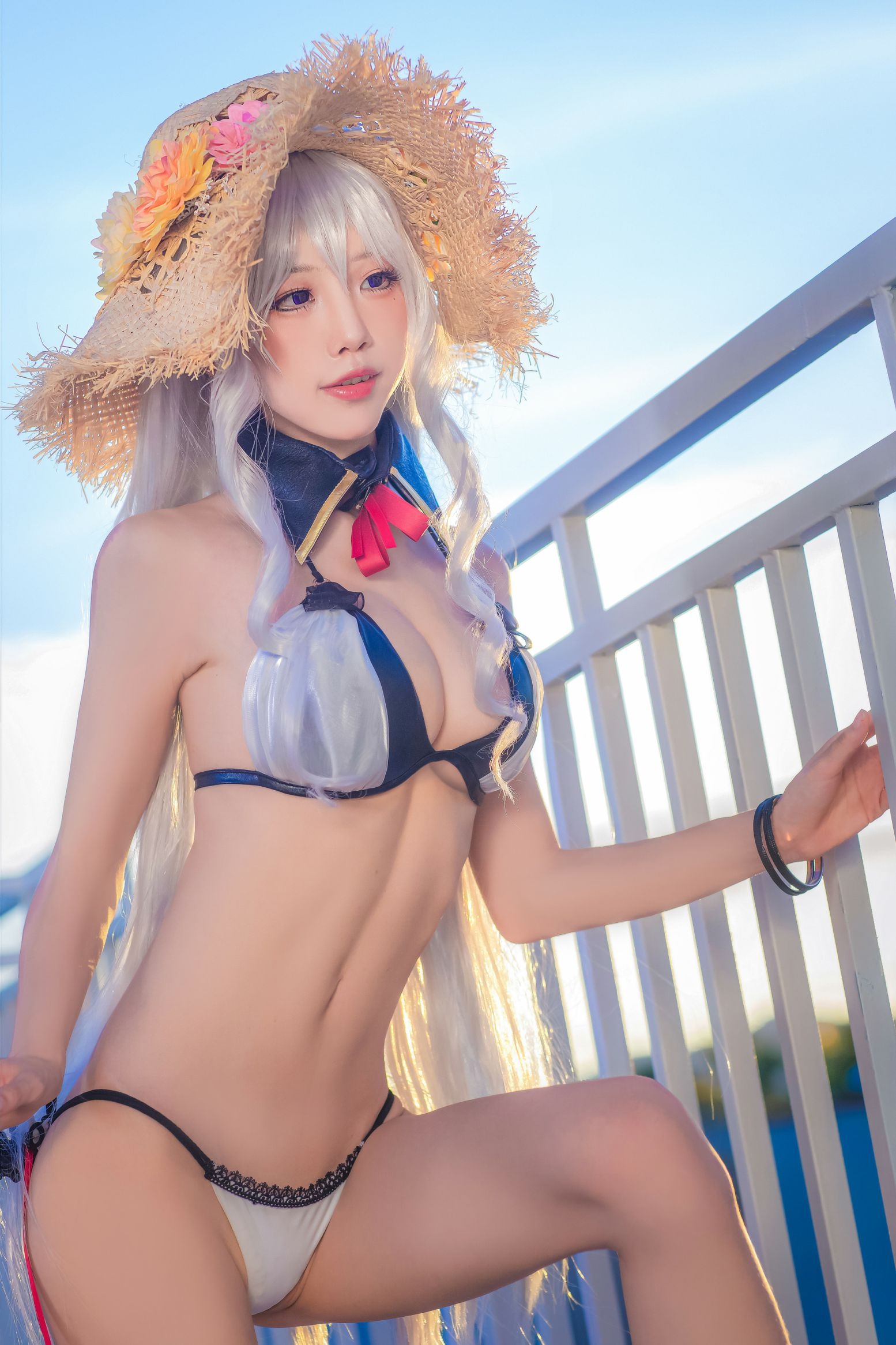 Aqua 水淼 - Algérie Swimsuit (Azur Lane)(18)