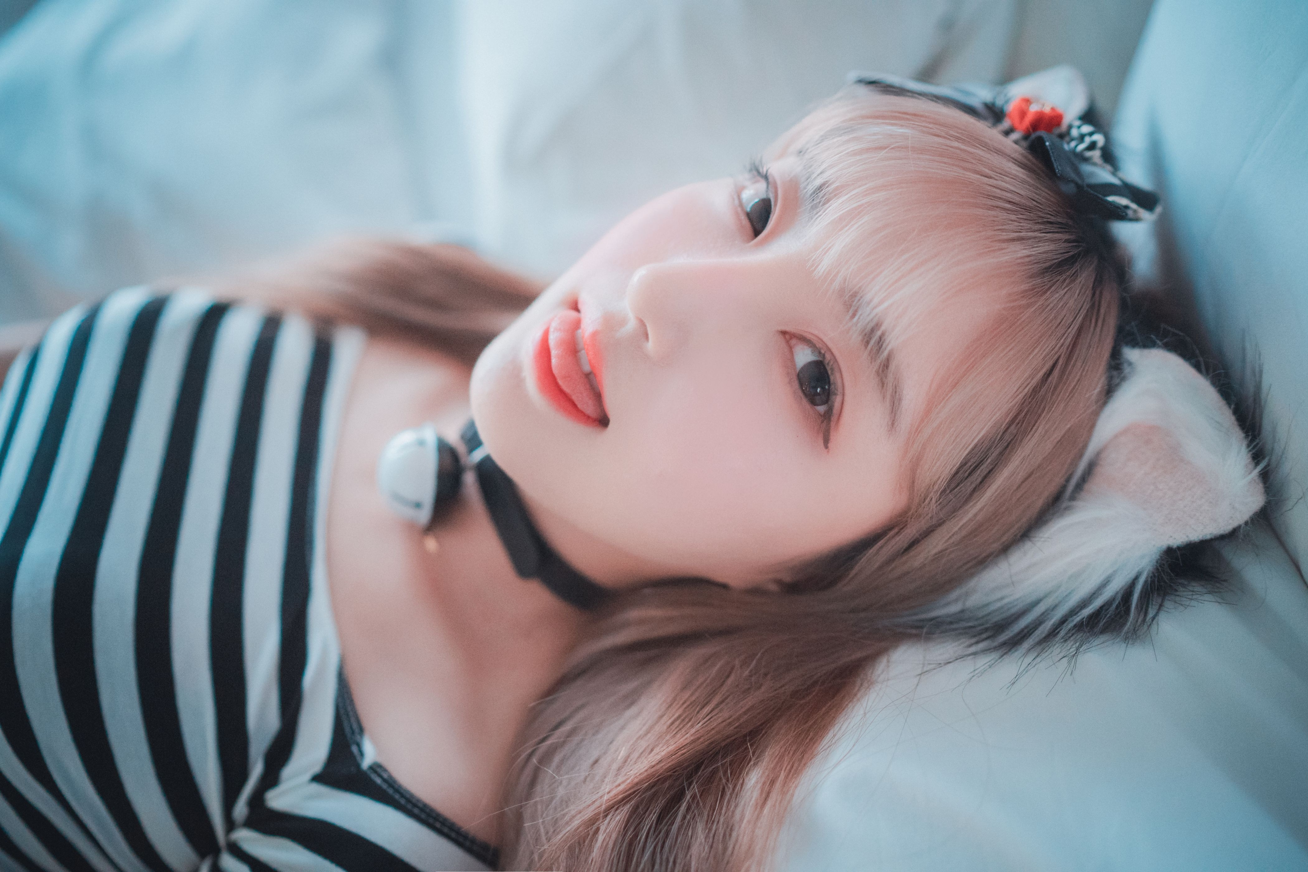 Hanari(하나리) - [DJAWA] Catgirl in Stripes [91P-814MB](84)