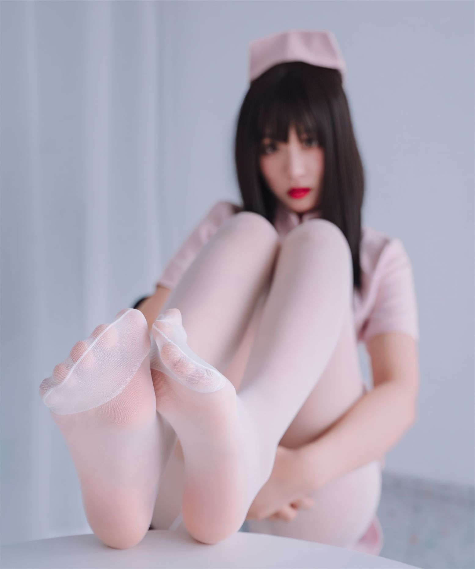 轩萧学姐 - 粉色护士(45)