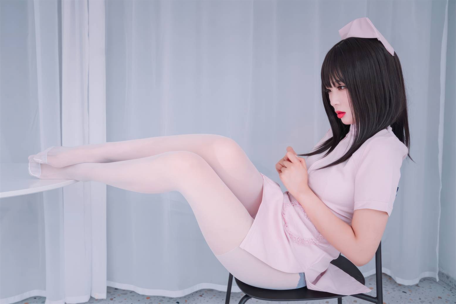 轩萧学姐 - 粉色护士(20)