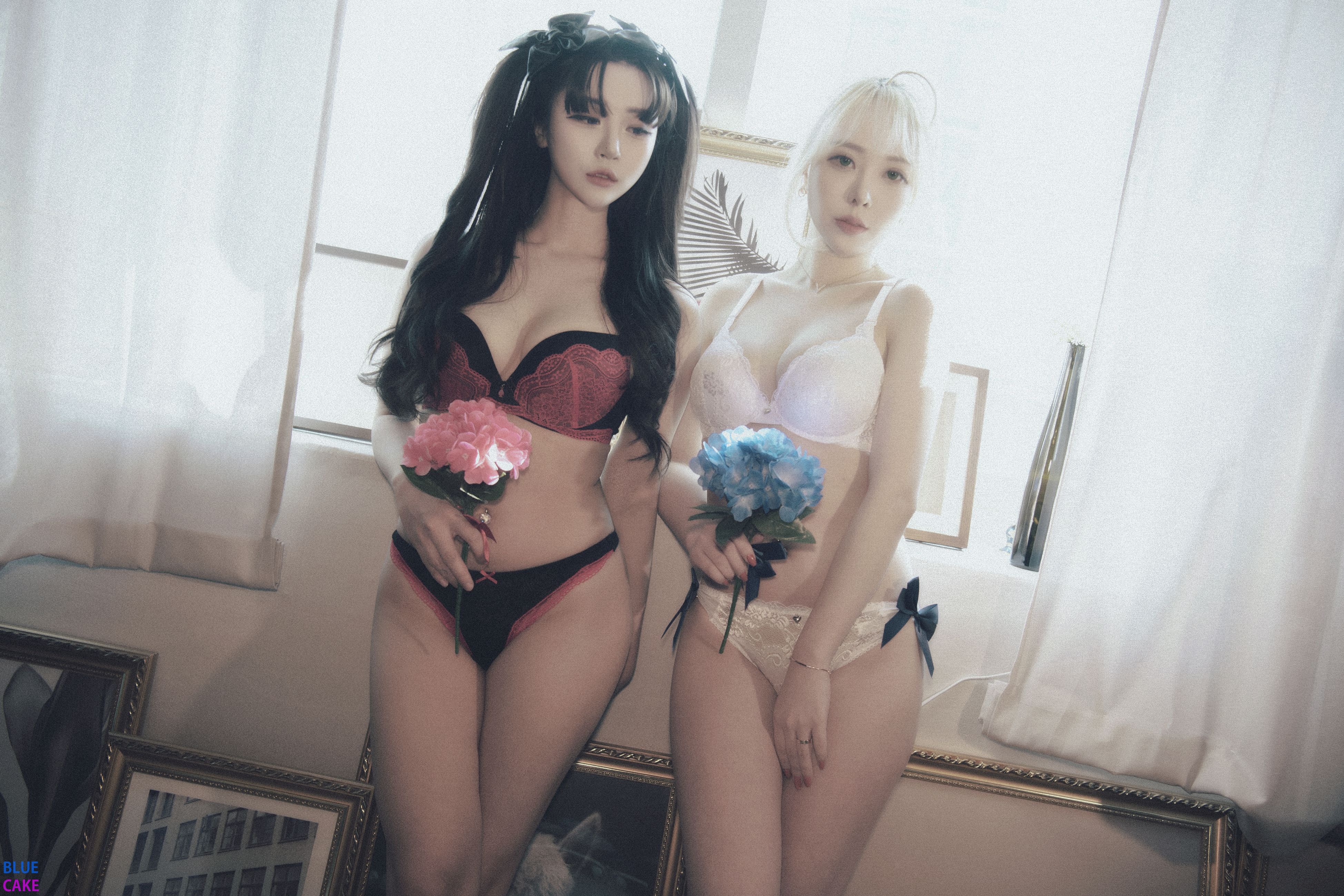 Bomi (보미) - NO.015 [BLUECAKE] &Zia (지아) Fate Saber x Thosaka Rin -Lingerie ver [128P-1.65GB](14).jpg