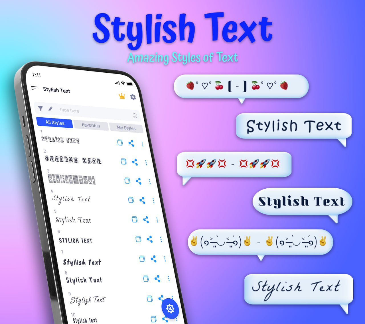 Stylish Text - 特殊文字转换器 v1.3.6[免费在线观看][免费下载][网盘资源][安卓软件]