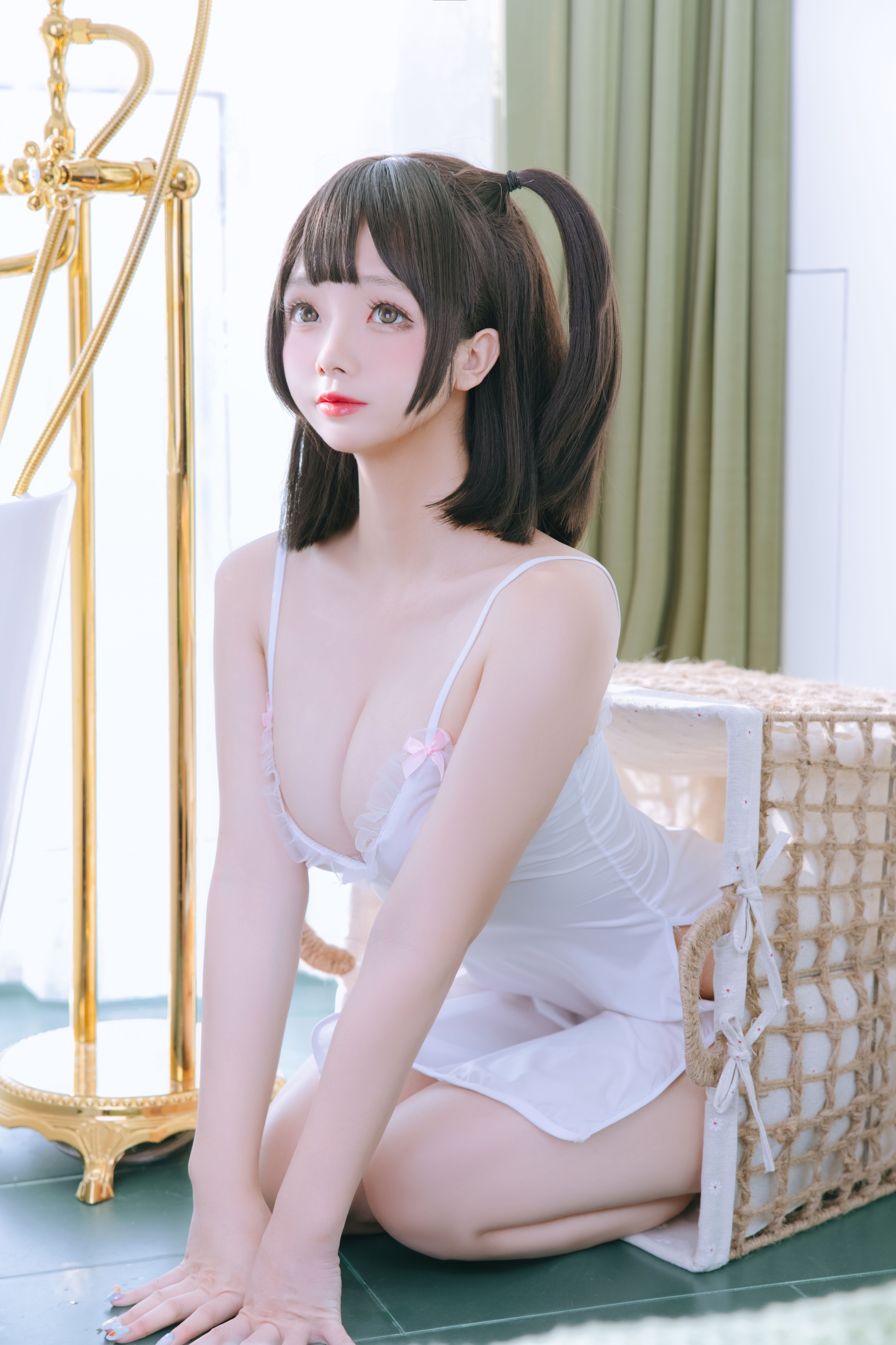 日奈娇 - 湿身小白裙 [97P-1.06GB](4)