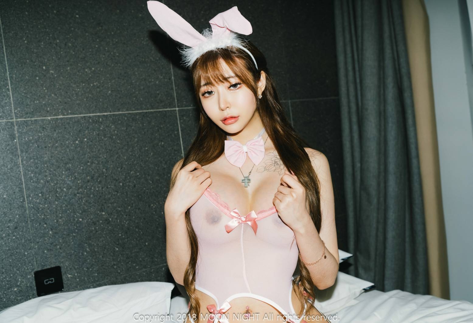 Moon Night Snap - Min ha-rin 'G컵 (왕쮸쮸)' - Digital photobook(35)