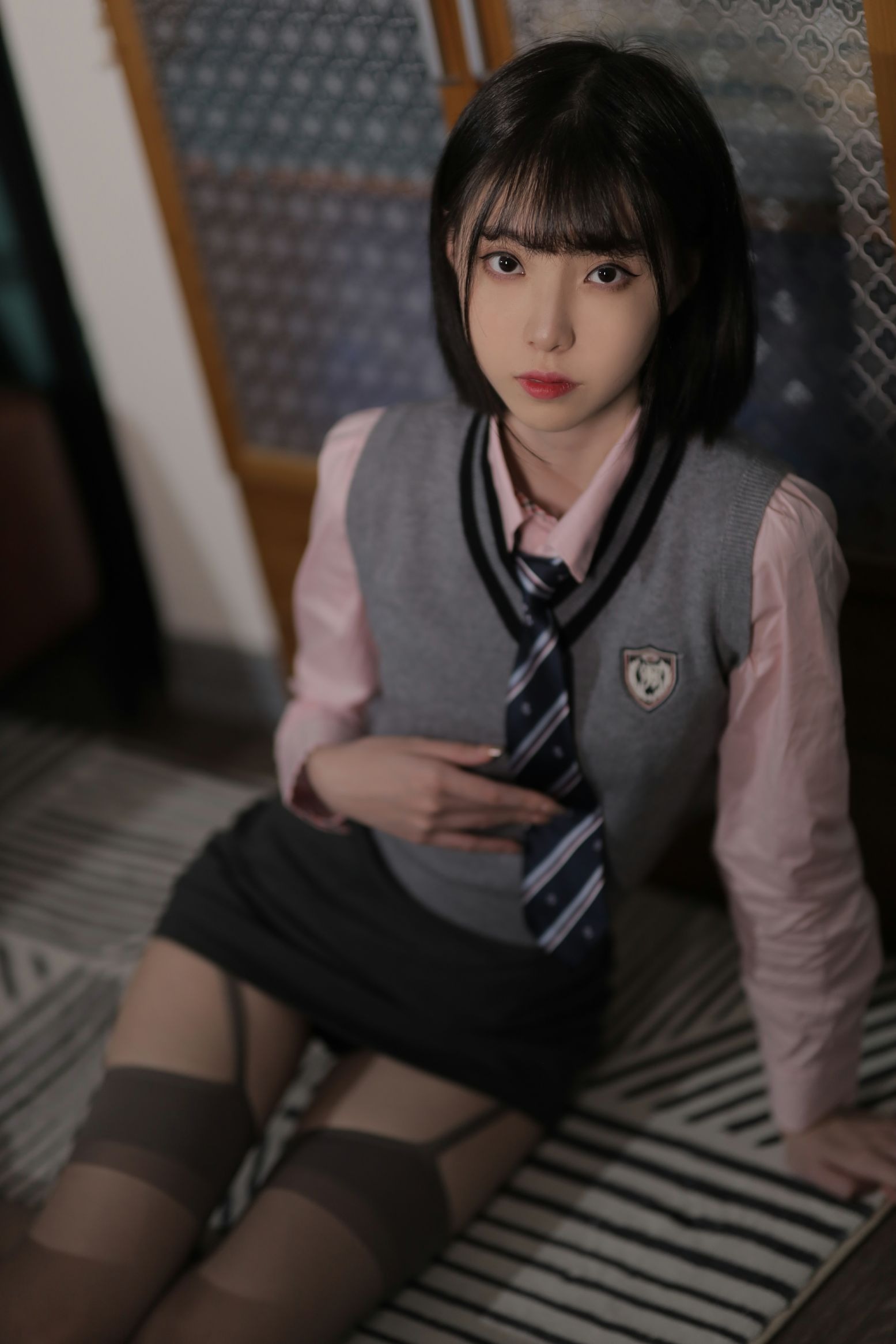 许岚 韩系制服(1)