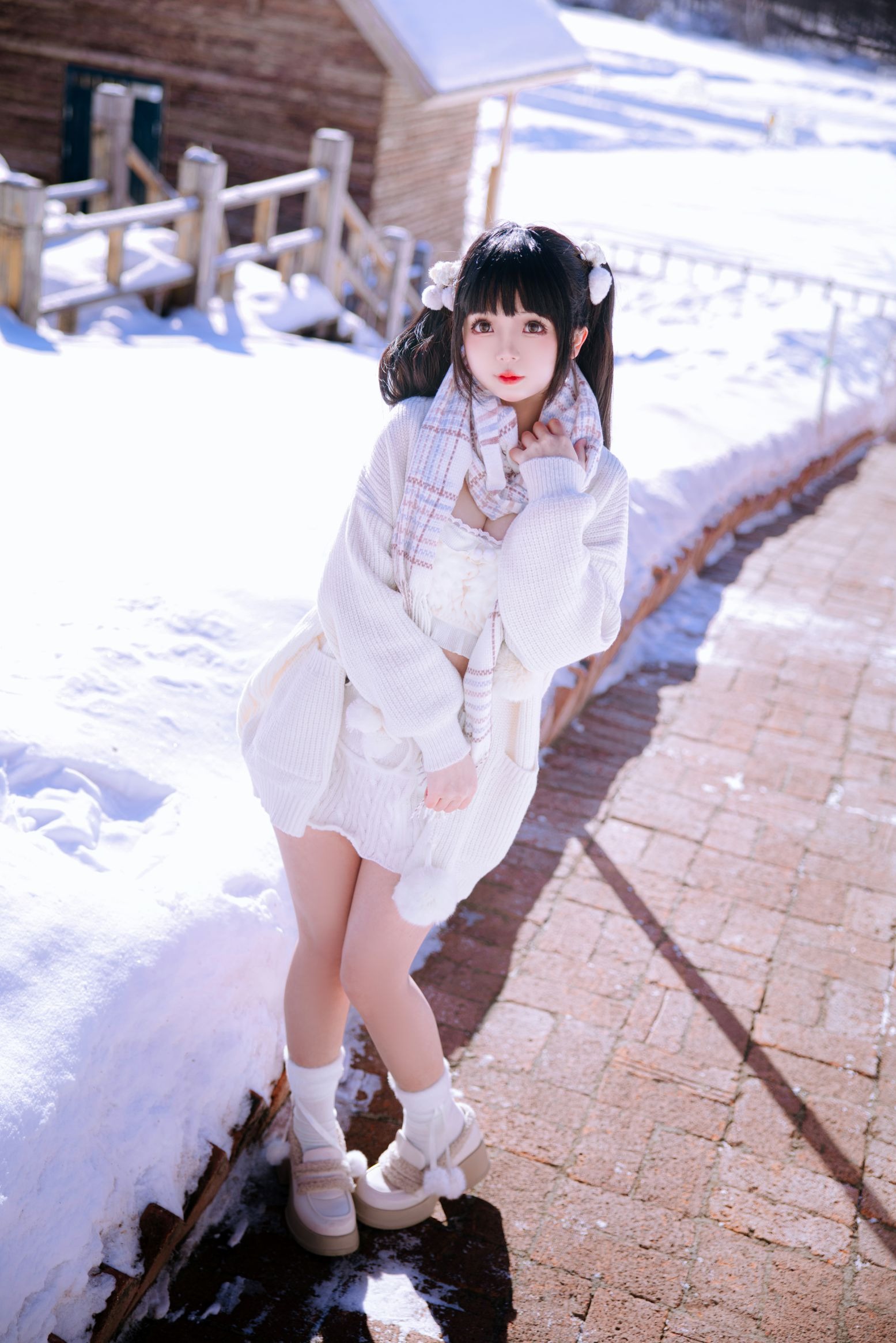 日奈娇 雪地少女(88)