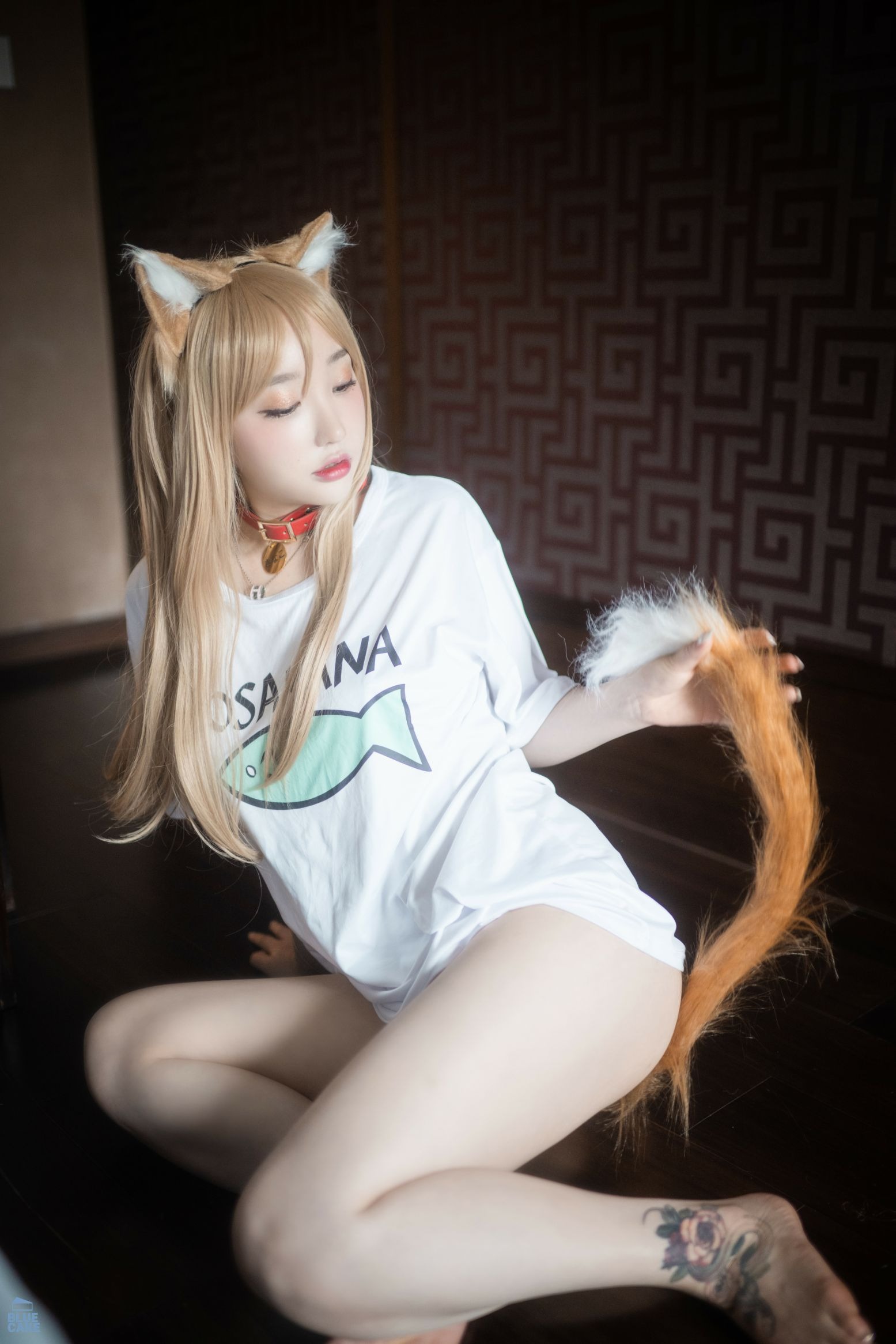 [BLUECAKE] YeEun (손예은) – Puss Puss RED.Ver + COSPLAY(124)