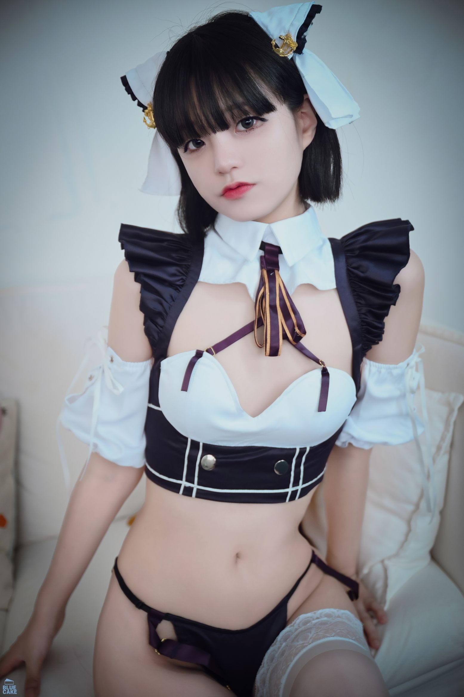 Bluecake -Jenny Maid Cosplay(26)